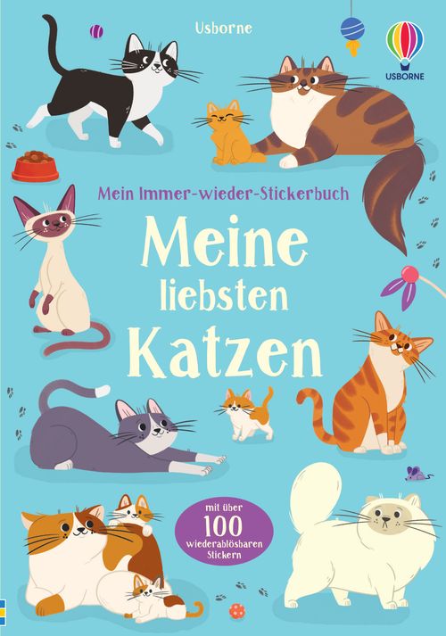 Cover des Buches Mein Immer-wieder-Stickerbuch: Meine liebsten Katzen von 