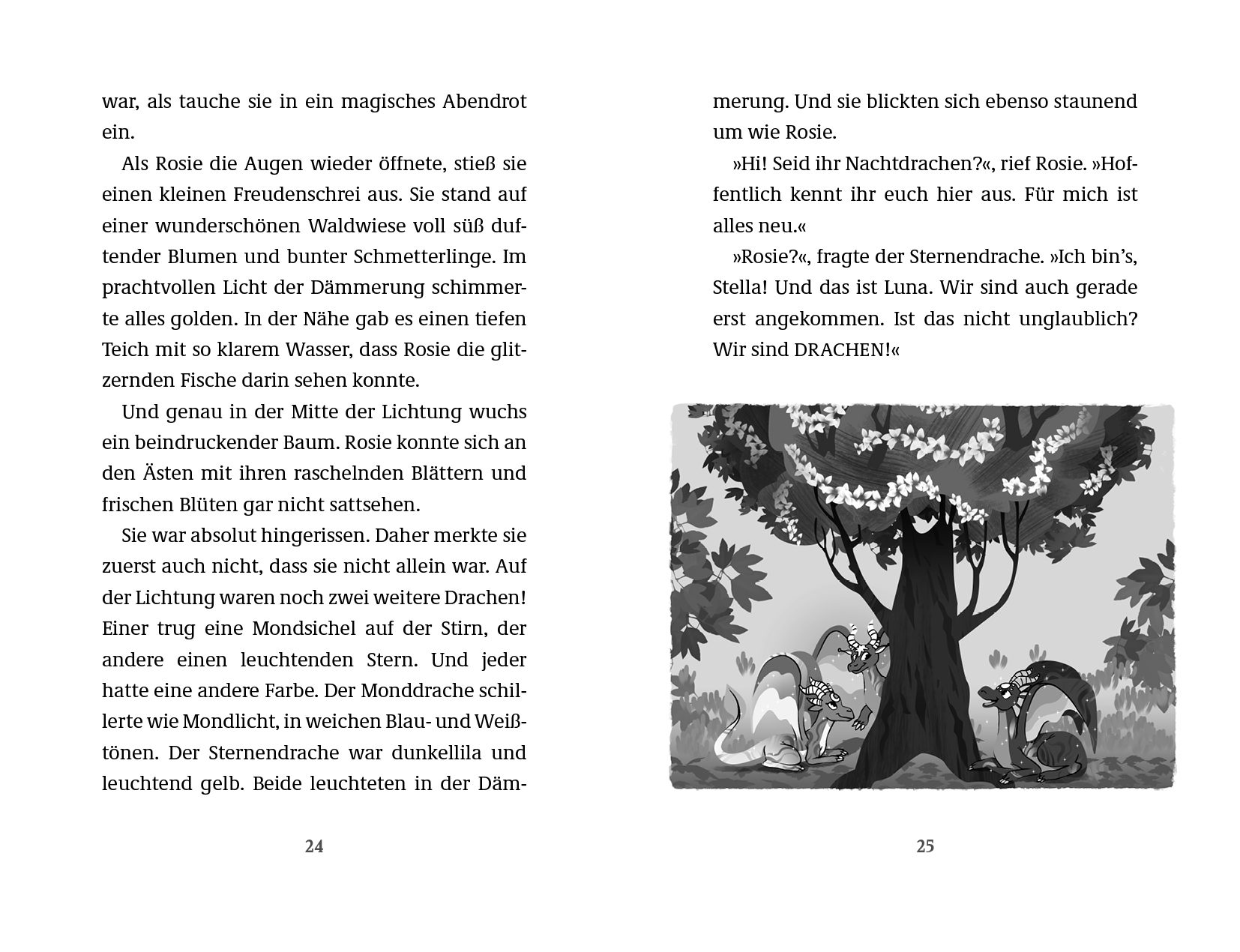 Cover des Buches Dragon Girls – Rosie, der Zwielichtdrache von Maddy Mara