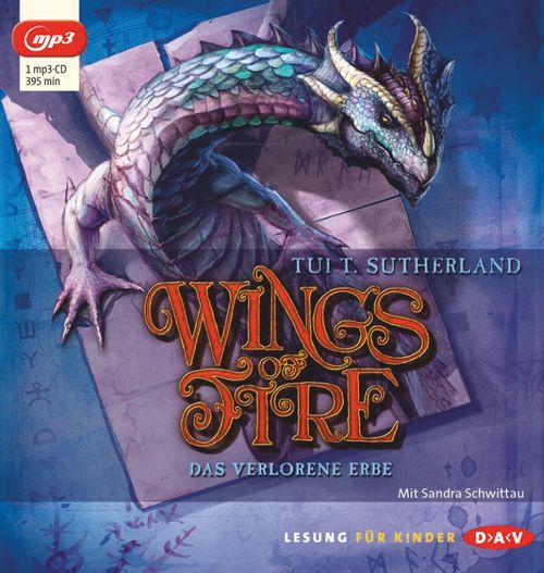 Cover des Buches Wings of Fire – Teil 2: Das verlorene Erbe von 