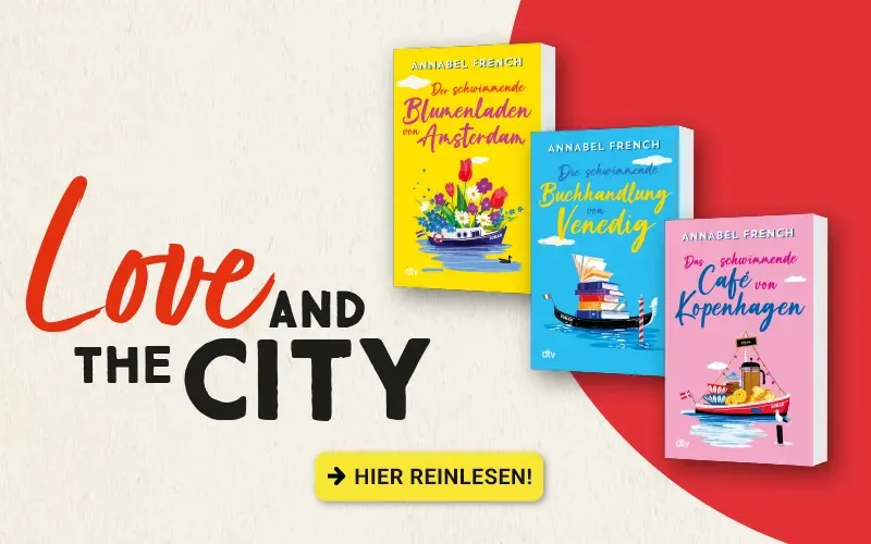 Grafik Love and the City drei Bücher von French