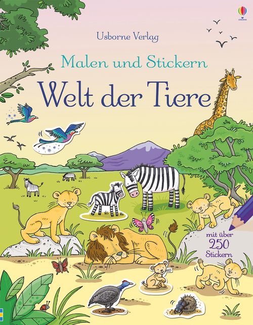 Cover des Buches Malen und Stickern: Welt der Tiere von 
