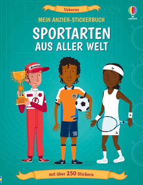 Cover des Buches Mein Anzieh-Stickerbuch: Sportarten aus aller Welt von 