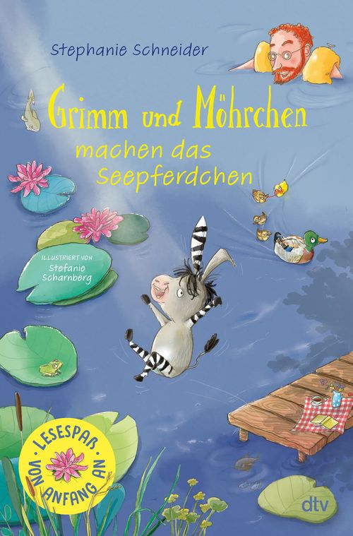 Cover des Buches Grimm und Möhrchen machen das Seepferdchen von Stephanie Schneider
