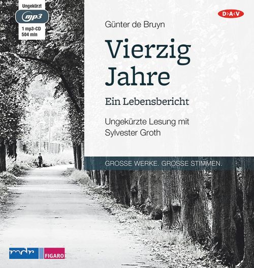 Cover des Buches Vierzig Jahre. Ein Lebensbericht von 