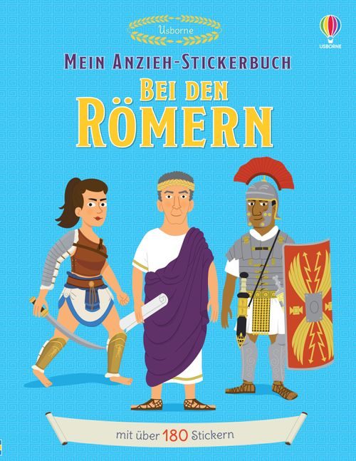 Cover des Buches Mein Anzieh-Stickerbuch: Bei den Römern von Louie Stowell