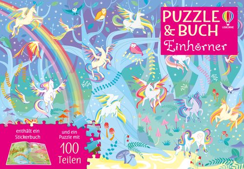 Cover des Buches Puzzle & Buch: Einhörner von 
