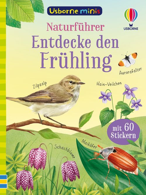 Cover des Buches Usborne Minis – Naturführer: Entdecke den Frühling von Lara Bryan, Kate Nolan