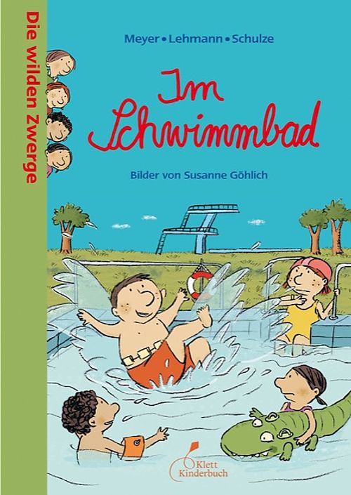 Cover des Buches Die wilden Zwerge - Im Schwimmbad von 