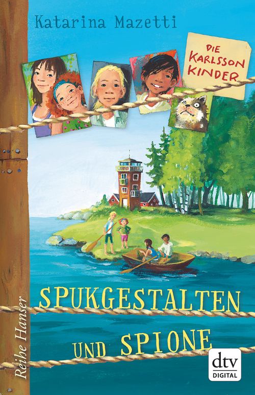 Cover des Buches Die Karlsson-Kinder Spukgestalten und Spione von Anu Stohner, Katarina Mazetti