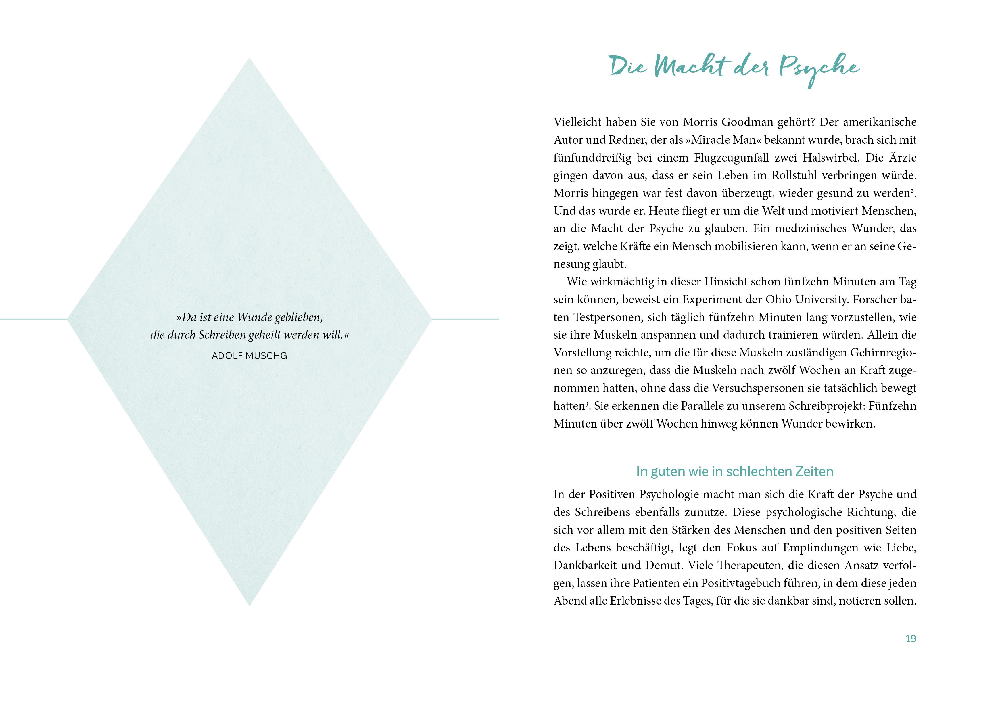 Ich schreibe mich gesund