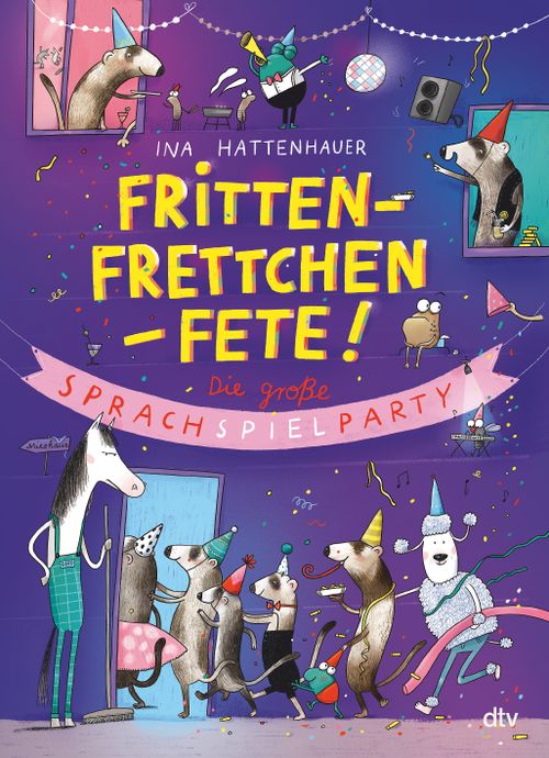 Cover des Buches Frittenfrettchenfete – Die große Sprachspielparty von 