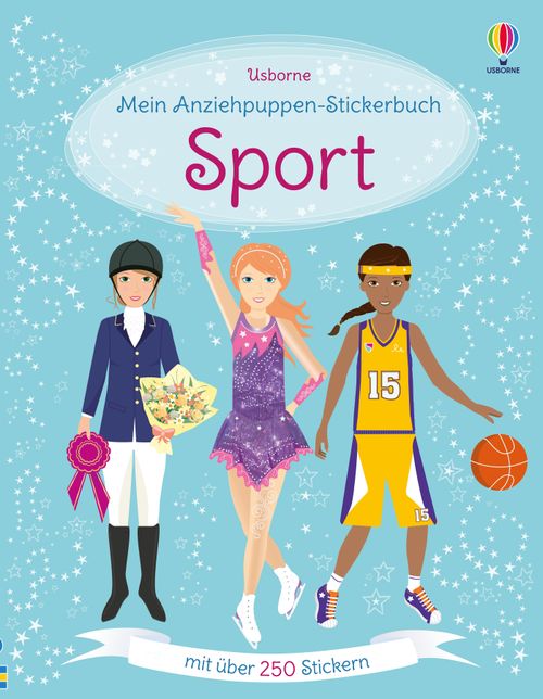 Cover des Buches Mein Anziehpuppen-Stickerbuch: Sport von Fiona Watt