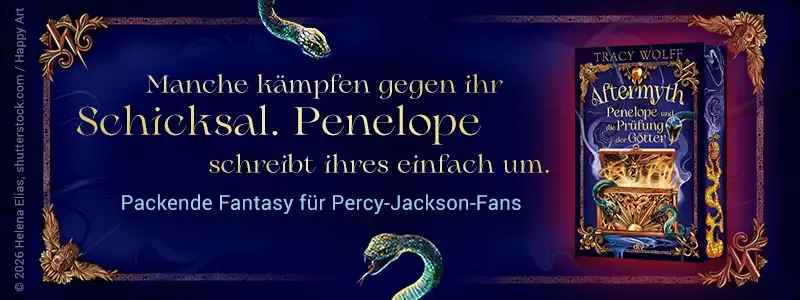 Manche kämpfen gegen ihr Schicksal. Penelope schreibt ihres einfach um. Packende Fantasy für Percy Jackson-Fans.