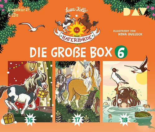 Cover des Buches Die Haferhorde – Die große Box 6 (Teil 16-18) von 