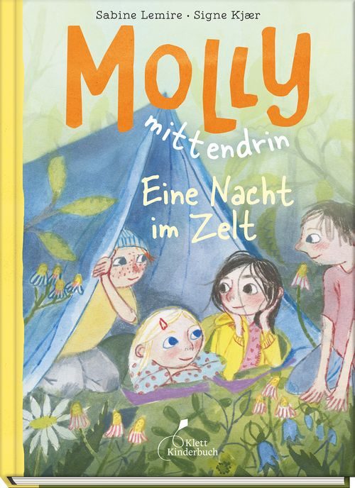 Cover des Buches Molly mittendrin - Eine Nacht im Zelt von Sabine Lemire