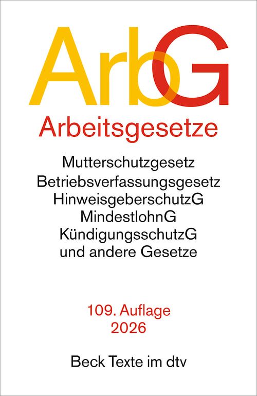 Cover des Buches Arbeitsgesetze von Prof. Dr. Ulrich Koch