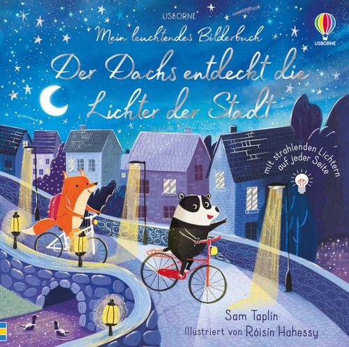 Cover des Buches Mein leuchtendes Bilderbuch: Der Dachs entdeckt die Lichter der Stadt von 