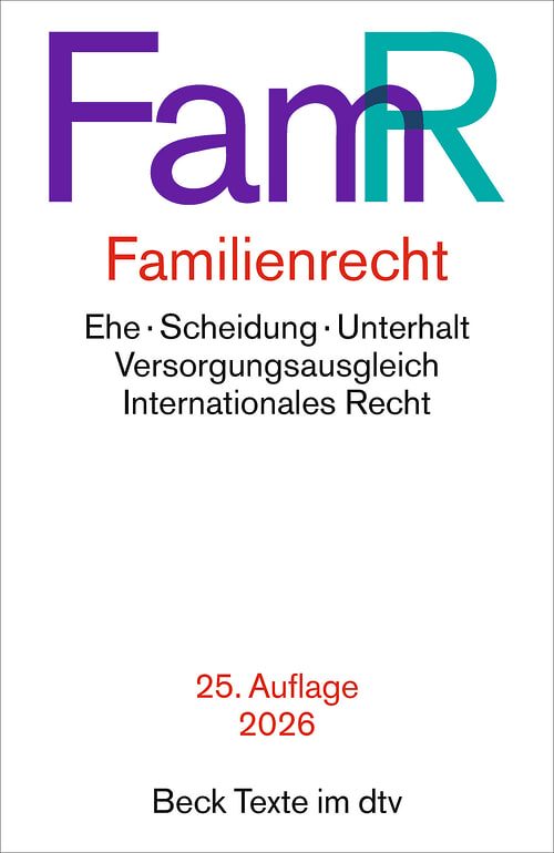 Cover des Buches Familienrecht von 