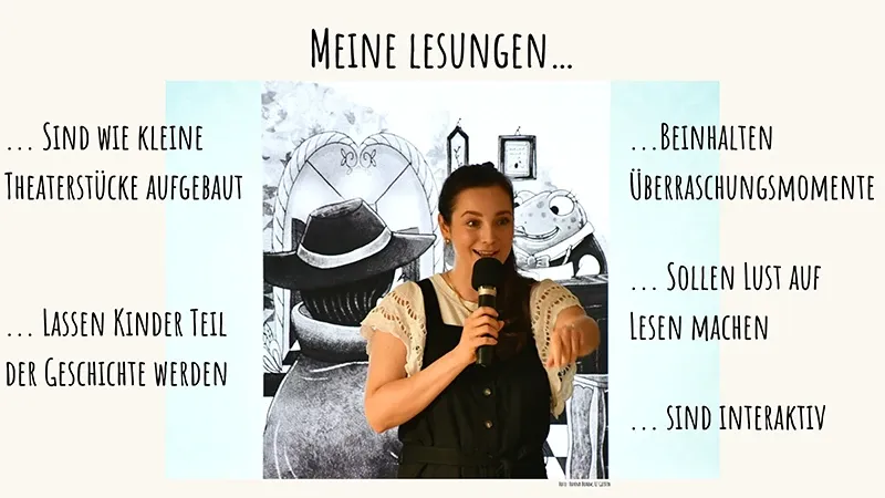 Autorin Lotte Schweizer bei ihren Lesungen