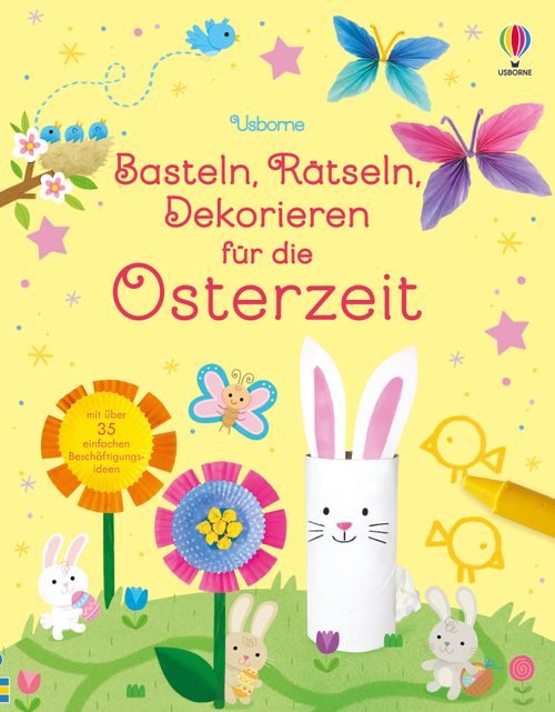 Cover des Buches Basteln, Rätseln, Dekorieren für die Osterzeit von 