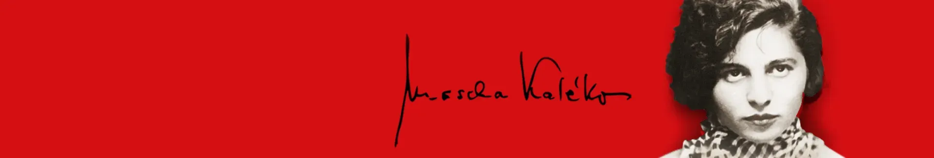 Foto der Autorin Mascha Kaléko.