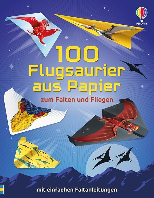 Cover des Buches 100 Flugsaurier aus Papier zum Falten und Fliegen von Brian Voakes