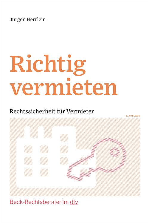 Cover des Buches Richtig vermieten von Dr. Jürgen Herrlein