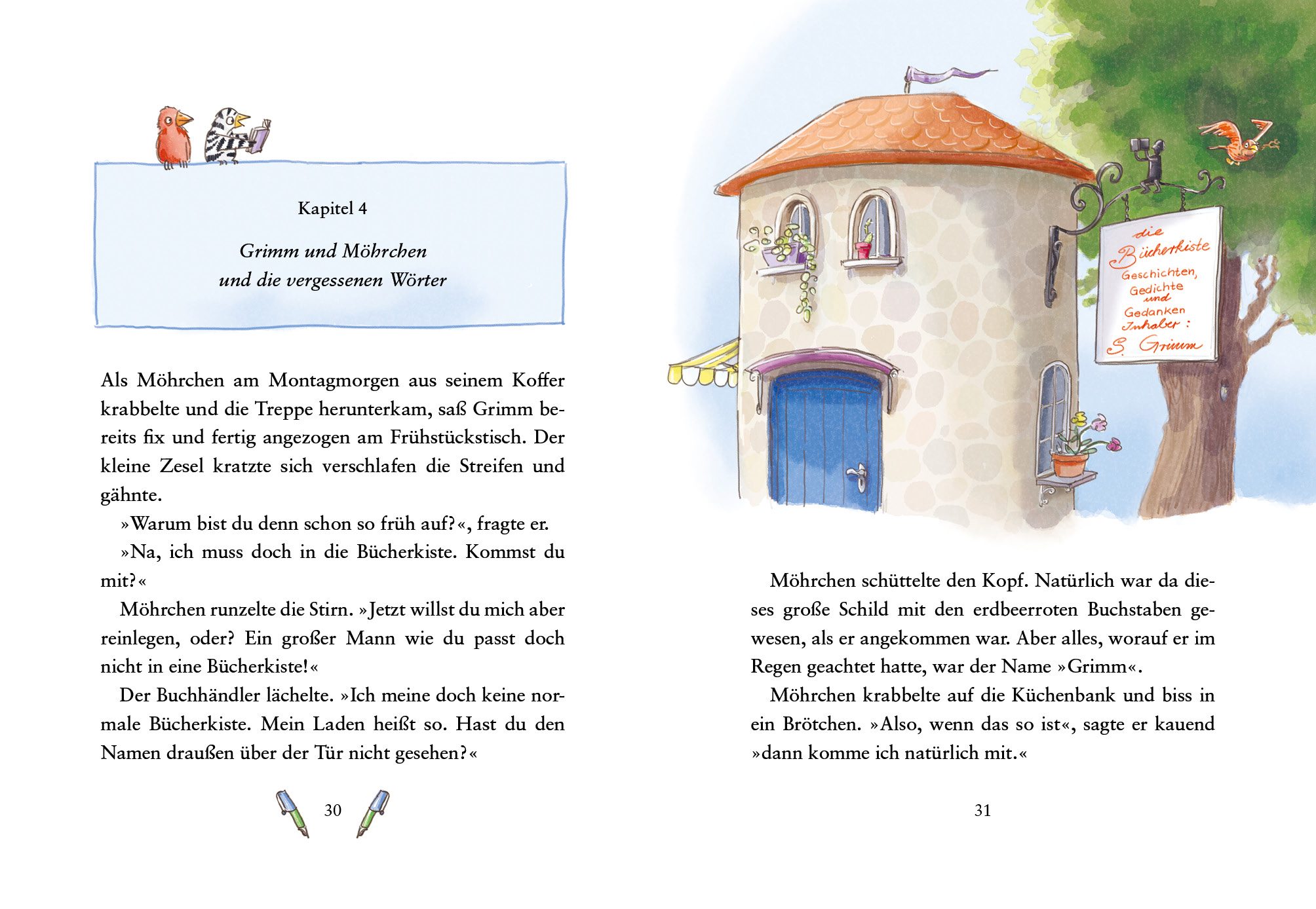 Cover des Buches Grimm und Möhrchen – Ein Zesel zieht ein von Stephanie Schneider