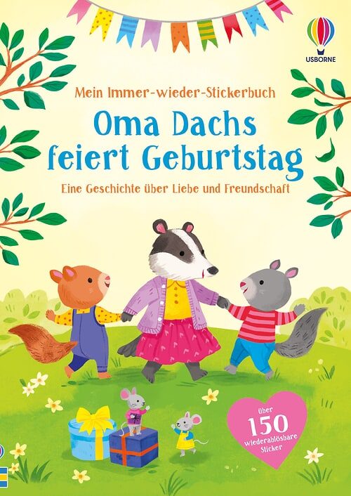 Cover des Buches Mein Immer-wieder-Stickerbuch: Oma Dachs feiert Geburtstag von 