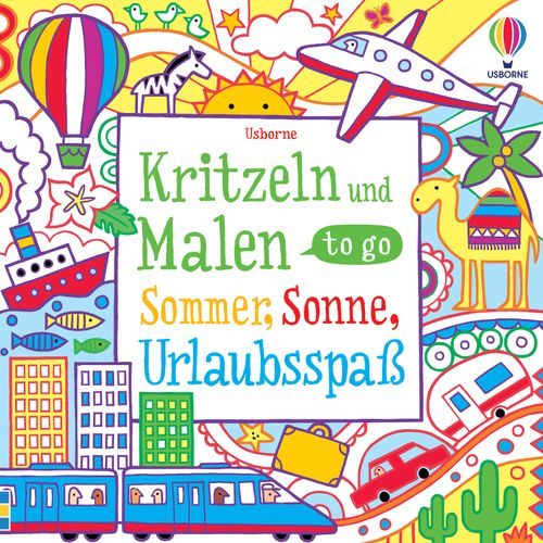 Cover des Buches Kritzeln und Malen to go von Lucy Bowman, James Maclaine