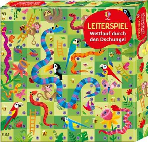 Cover des Buches Leiterspiel: Wettlauf durch den Dschungel von 