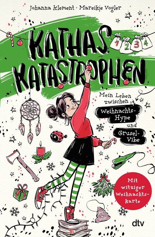 Cover des Buches Kathas Katastrophen – Mein Leben zwischen Weihnachts-Hype und Grusel-Vibe von Johanna Klement