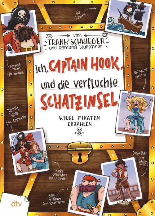 Cover des Buches Ich, Captain Hook, und die verfluchte Schatzinsel – Wilde Piraten erzählen von 