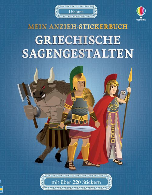 Cover des Buches Mein Anzieh-Stickerbuch: Griechische Sagengestalten von Lisa Jane Gillespie