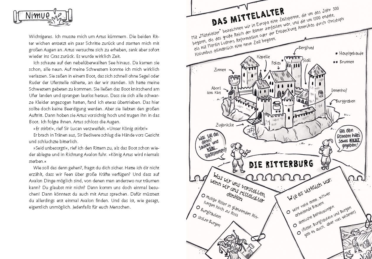 Cover des Buches Ich, Merlin, und die furchtlosen Ritter – Live aus dem sagenhaften Mittelalter von Frank Schwieger