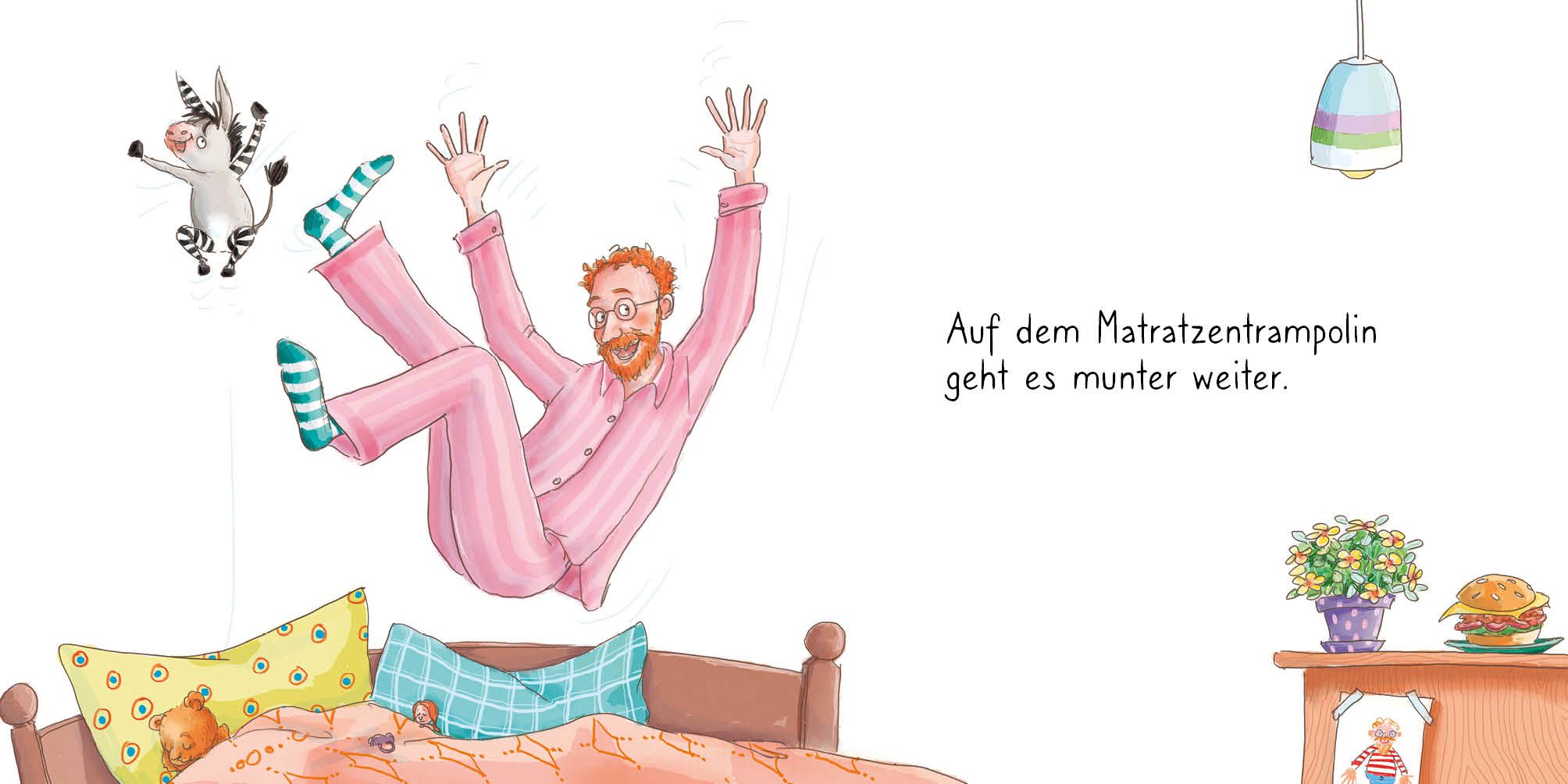 Cover des Buches Grimm und Möhrchen – In die Betten, fertig, los!  von Stephanie Schneider