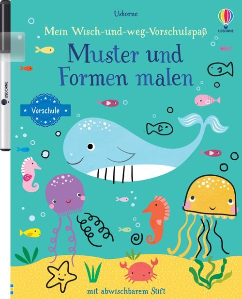 Cover des Buches Mein Wisch-und-weg-Vorschulspaß:  Muster und Formen malen von 