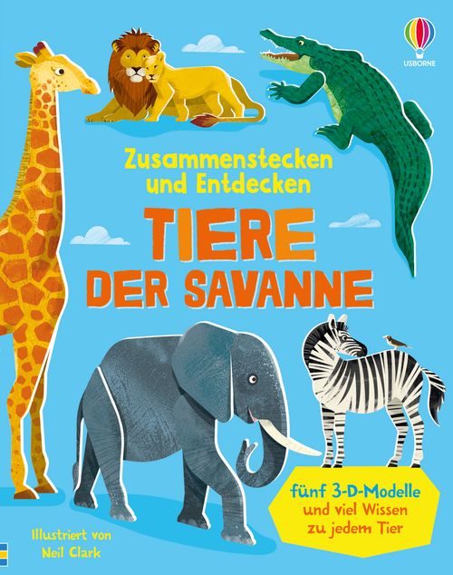 Cover des Buches Zusammenstecken und Entdecken: Tiere der Savanne von 