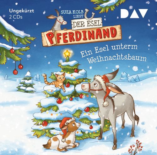 Cover des Buches Der Esel Pferdinand – Teil 5: Ein Esel unterm Weihnachtsbaum von Suza Kolb
