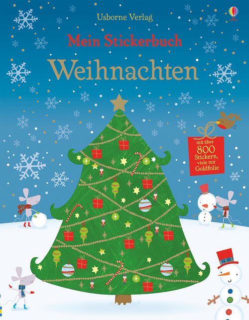 Cover des Buches Mein Stickerbuch: Weihnachten von Fiona Watt