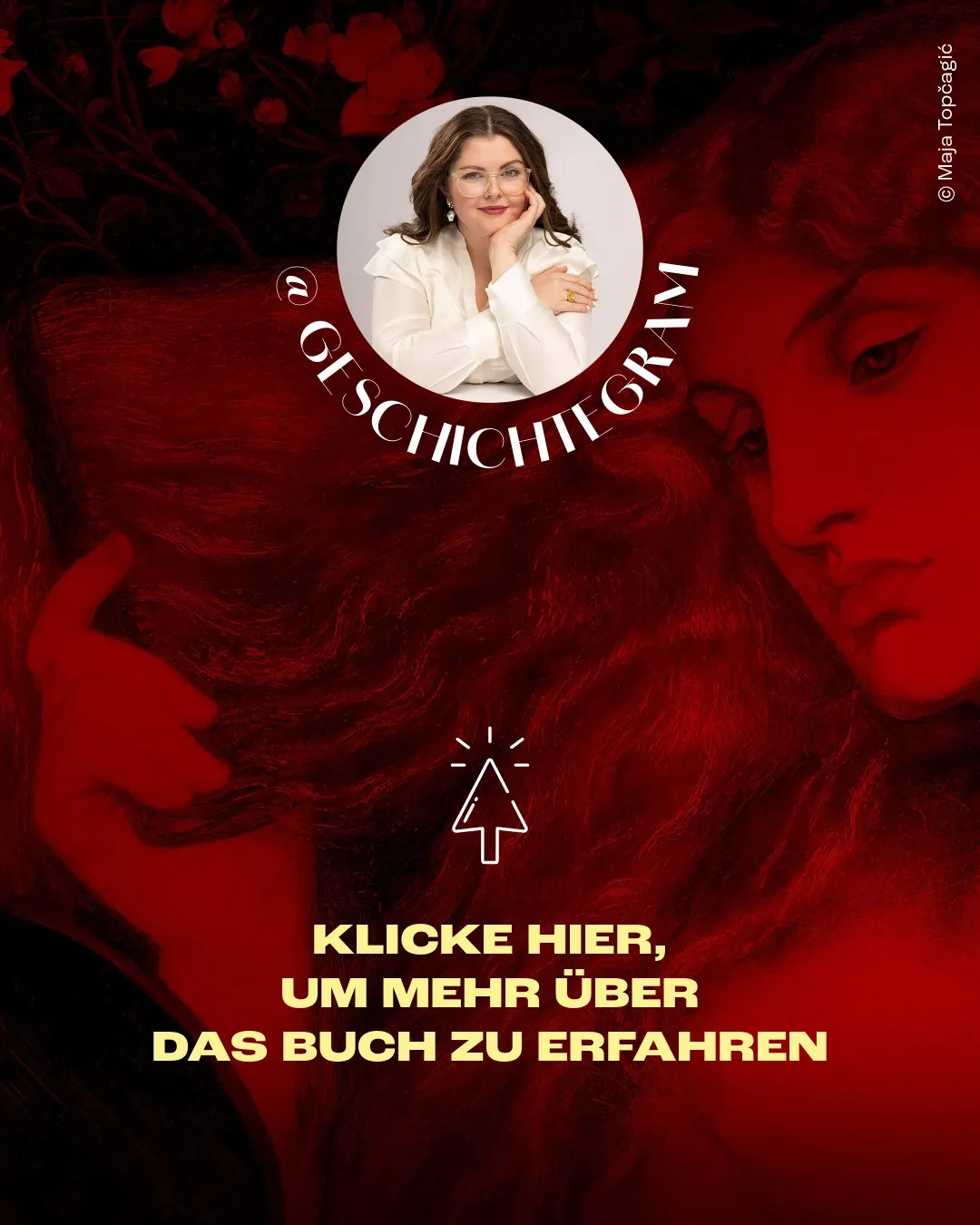Grafik zum Buch Femme Fatale von Samra Kljajic: "Klicke hier, um mehr über das Buch zu erfahren"
