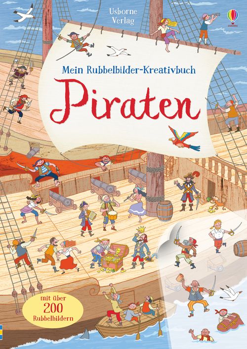 Cover des Buches Mein Rubbelbilder-Kreativbuch: Piraten von Rob Lloyd Jones
