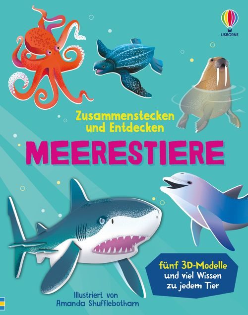 Cover des Buches Zusammenstecken und Entdecken: Meerestiere von 