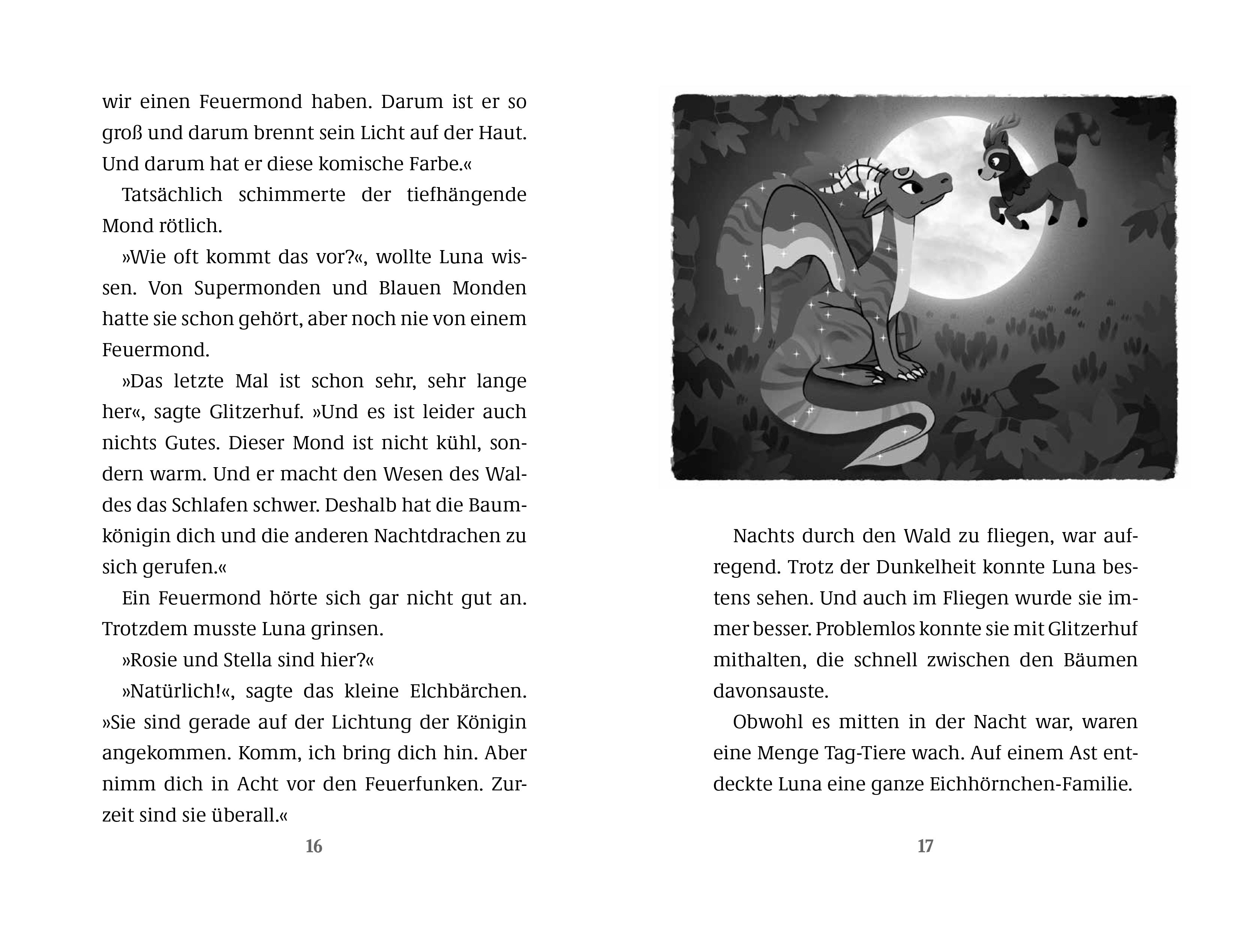 Cover des Buches Dragon Girls – Luna, der Monddrache von Maddy Mara
