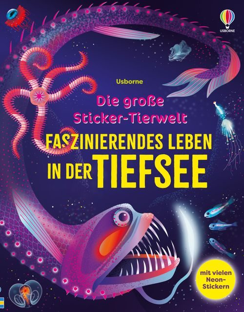 Cover des Buches Die große Sticker-Tierwelt: Faszinierendes Leben in der Tiefsee von 