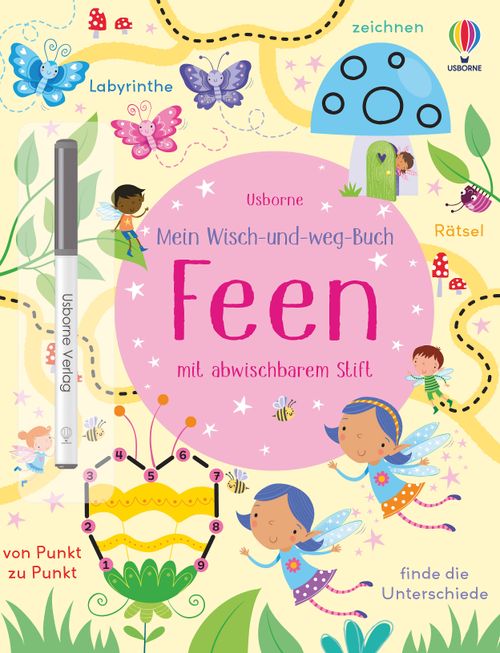 Cover des Buches Mein Wisch-und-weg-Buch: Feen von Kirsteen Robson