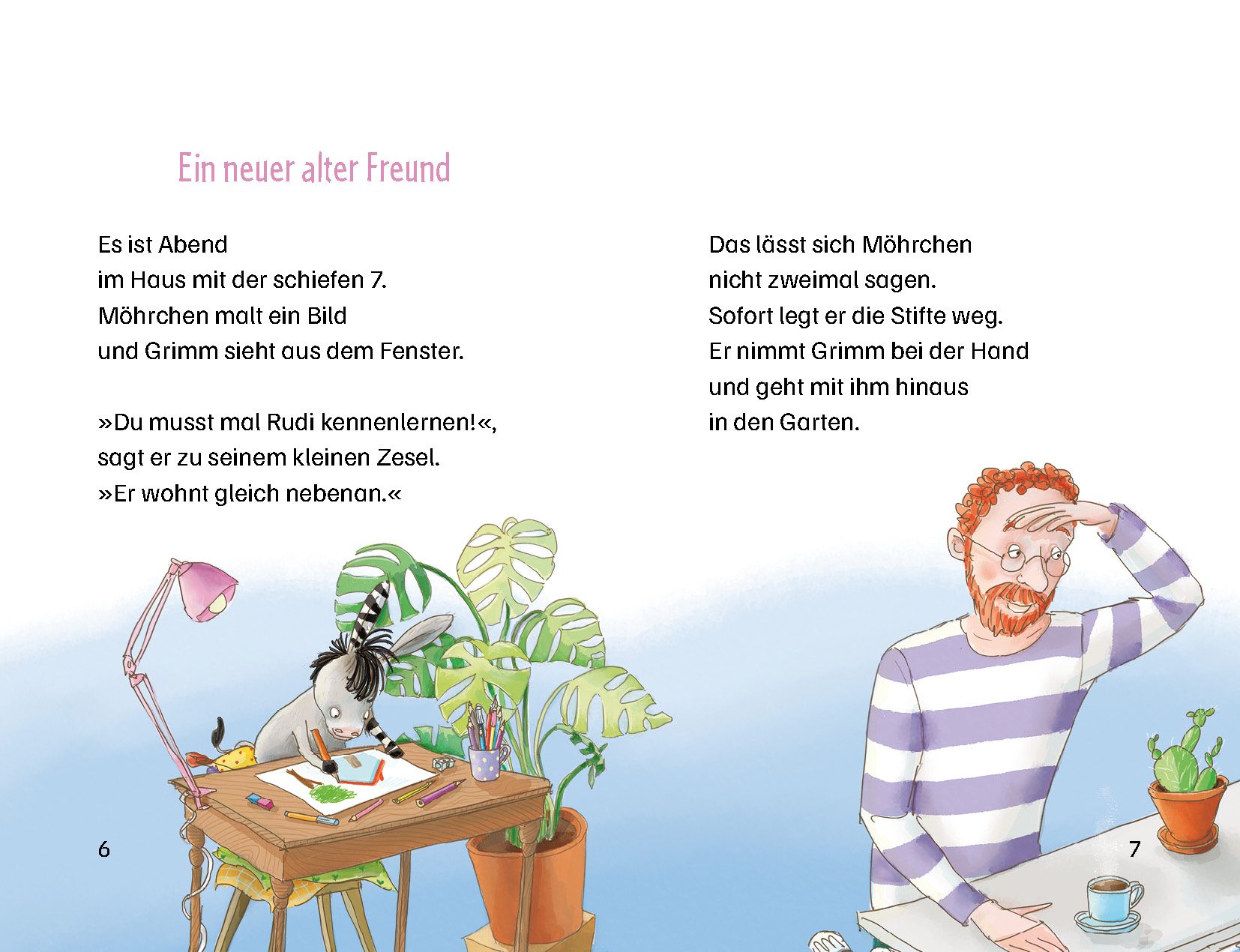 Cover des Buches Grimm und Möhrchen düsen los von Stephanie Schneider
