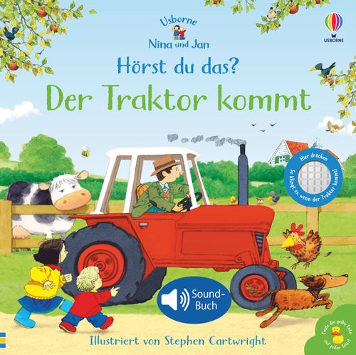 Cover des Buches Nina und Jan - Hörst du das? Der Traktor kommt von Sam Taplin
