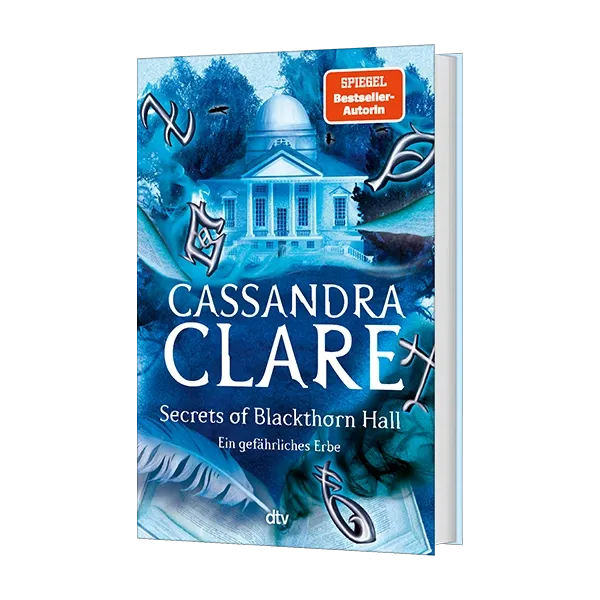 3D-Cover des Buchs "Secrets of Blackthorn Hall" von Cassandra Clare