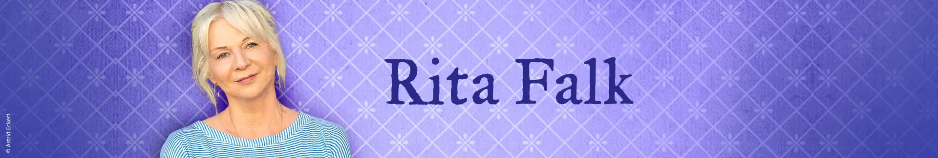Foto der Autorin Rita Falk und Text Rita Falk